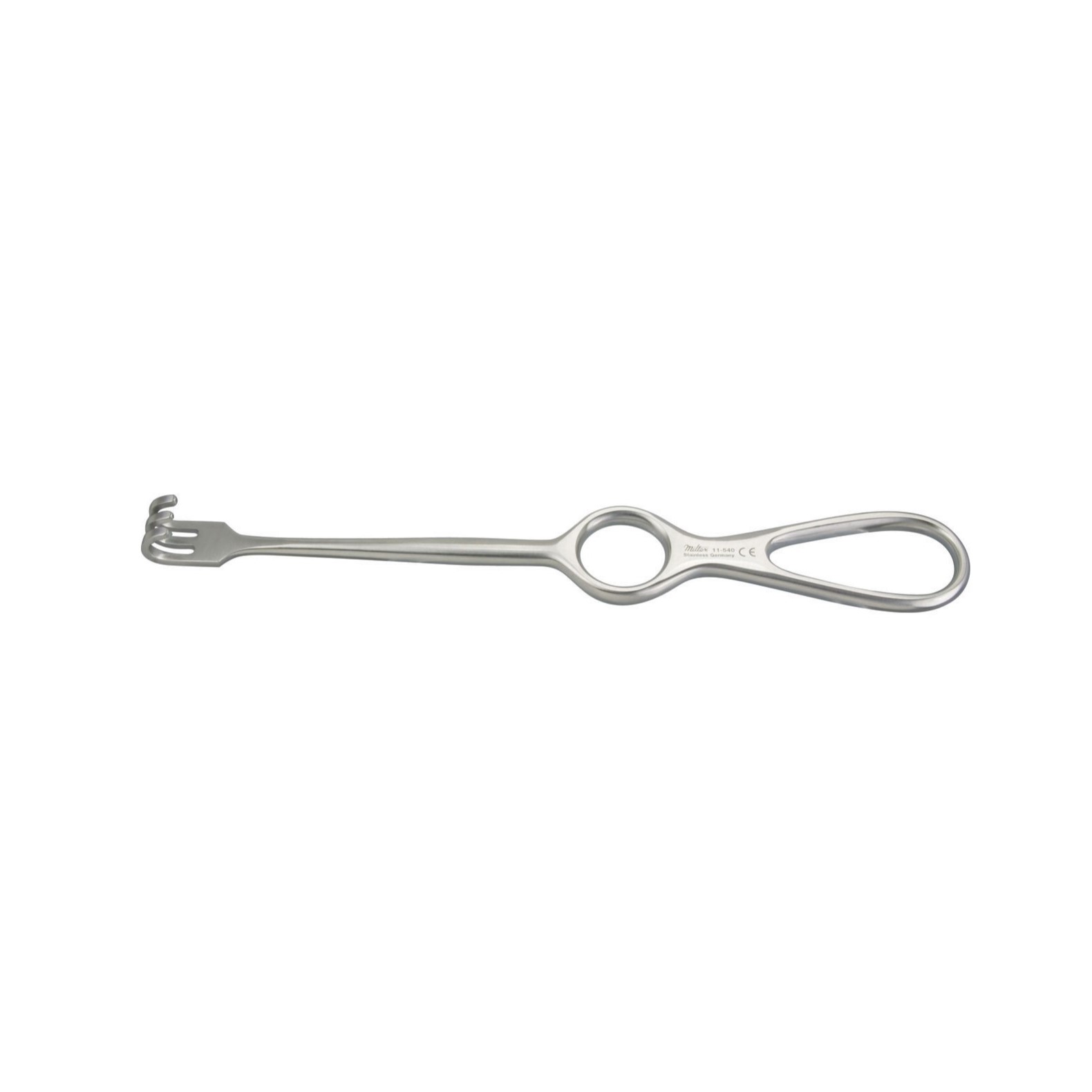 Retractor Volkma,n 8-1/2' (216mm), 3 Prongs, Blunt, Ring Handle by Integra York PA, Inc. (Miltex)  ID 11-540